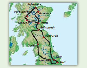 6 Tage Standortreise Perthshire